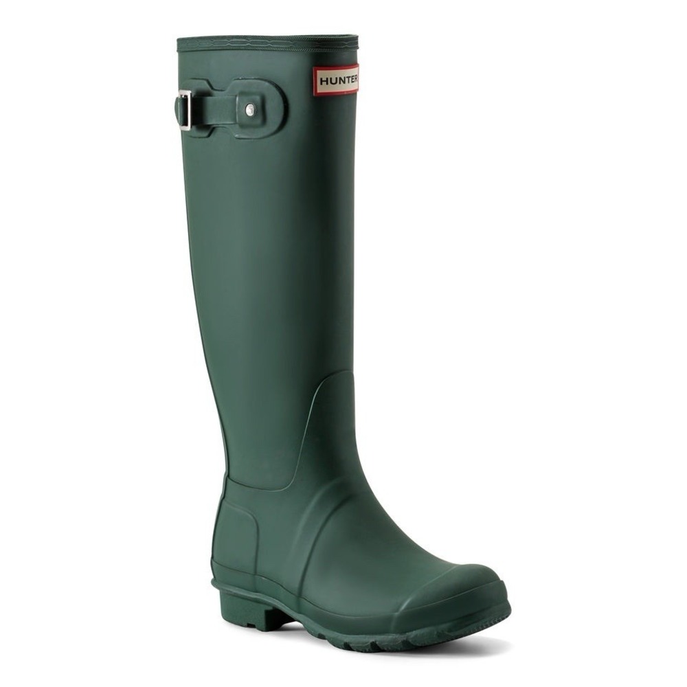 Hunter Women's Original Tall Rain Boot Green US 8 EU 39 NEW